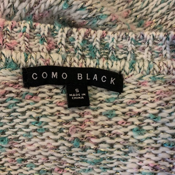 Como Black Glittery Pastel Sweater (S) - Picture 3 of 5